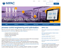 Tablet Screenshot of mipac.com.au